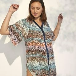 Top 10 🎉 Promise - Skins Tuniek - Maat L - Meerkleurig Turquoise - Dames 🛒