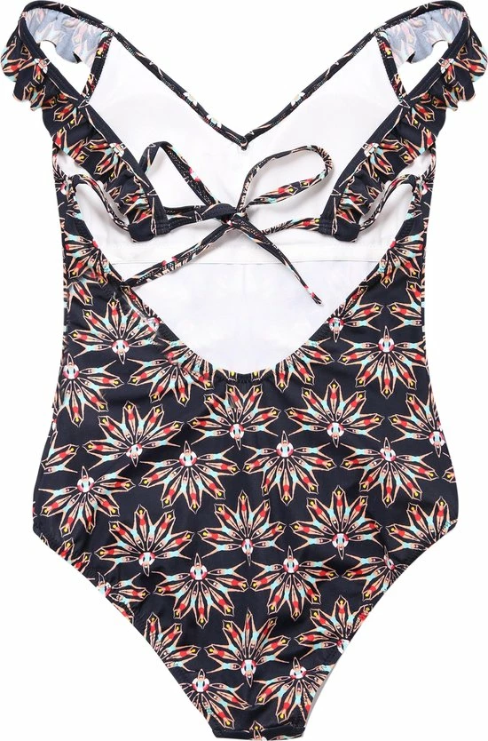 Promo 🤩 La V Badpak Dames Met V Hals - People Pattern - M (Valt Klein) 🤩 4 Promo 🤩 La V Badpak Dames Met V Hals - People Pattern - M (Valt Klein) 🤩 - Afbeelding 2